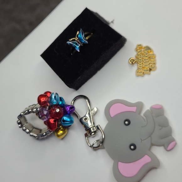 Bundle lot of girls' jewelry Necklaces bracelets stars unicorns ladybug 15 piece - Picture 11 of 13